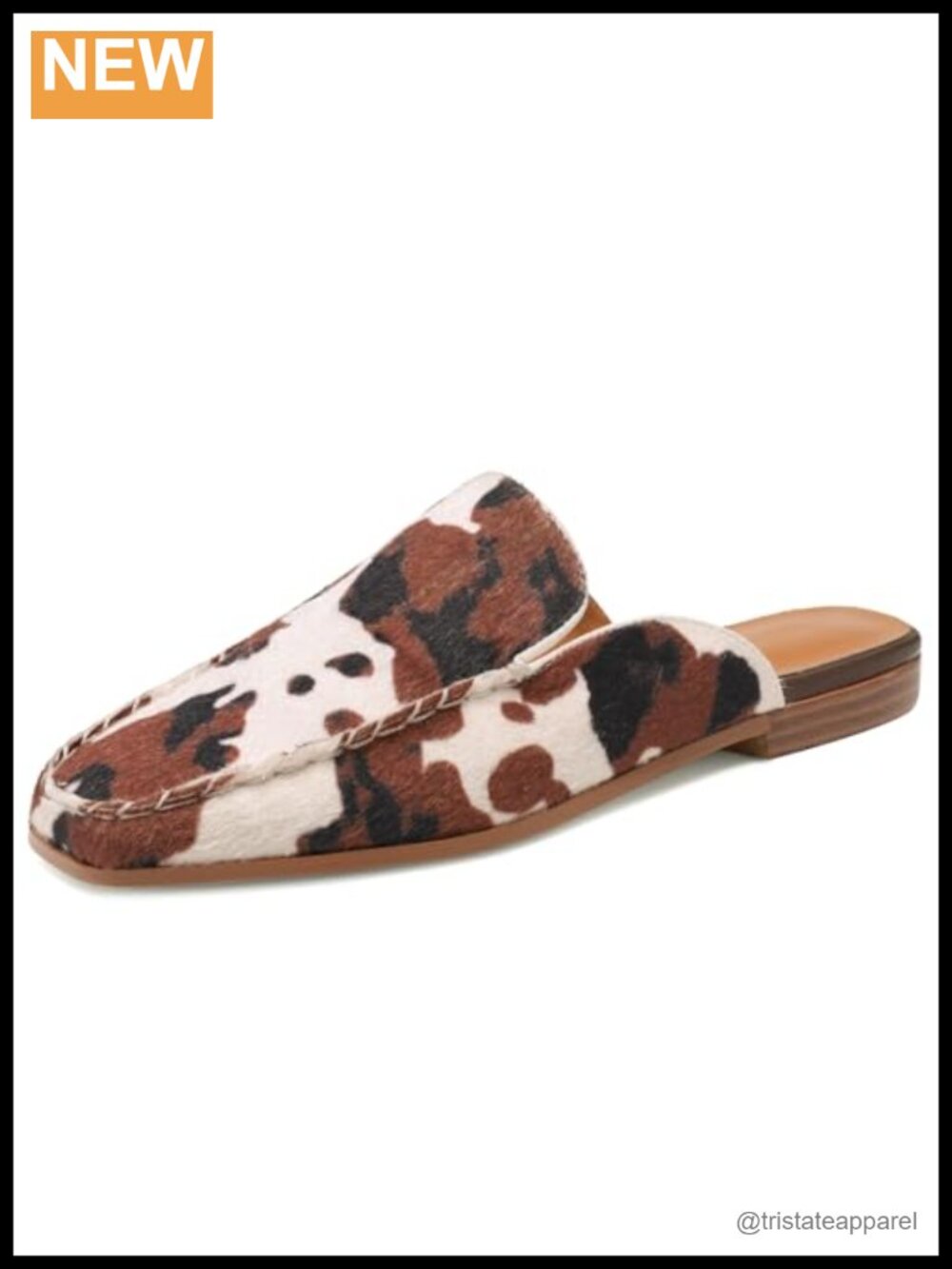 Suede Mules Women Square Toe Slip On Loafers Flats Low Heel Backless Slide Shoes